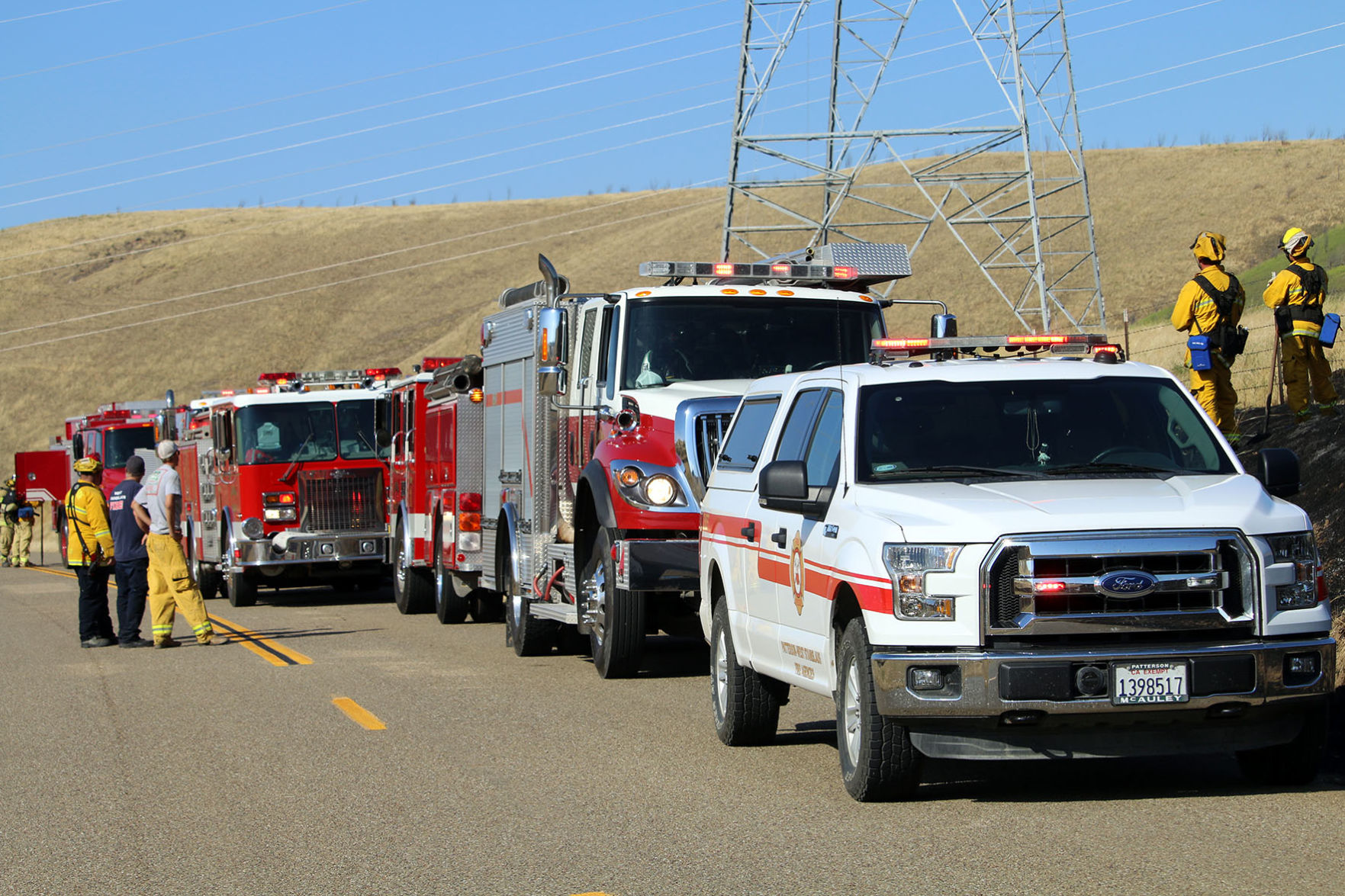 144-acre fire in Del Puerto Canyon